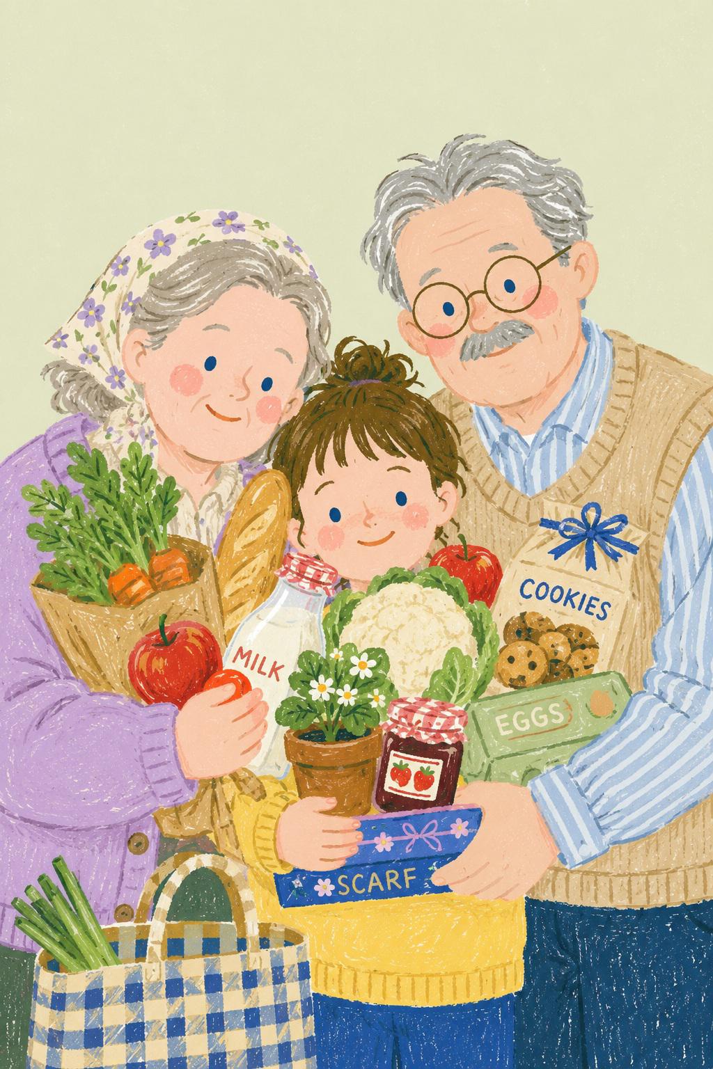 GPT Image 2.5 照片转手绘童书插画提示词(第 1 张,共 3 张)