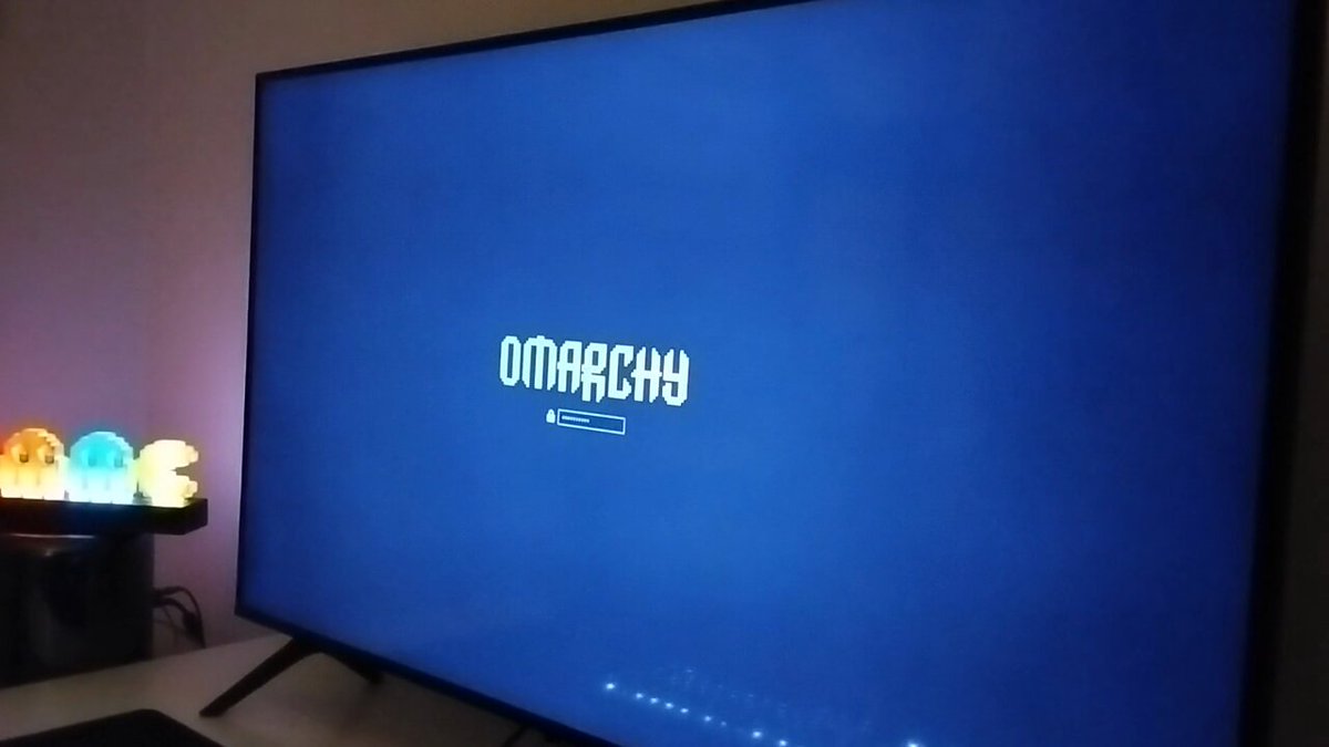 Grok Bot 为 Omarchy 登录界面做启动动画