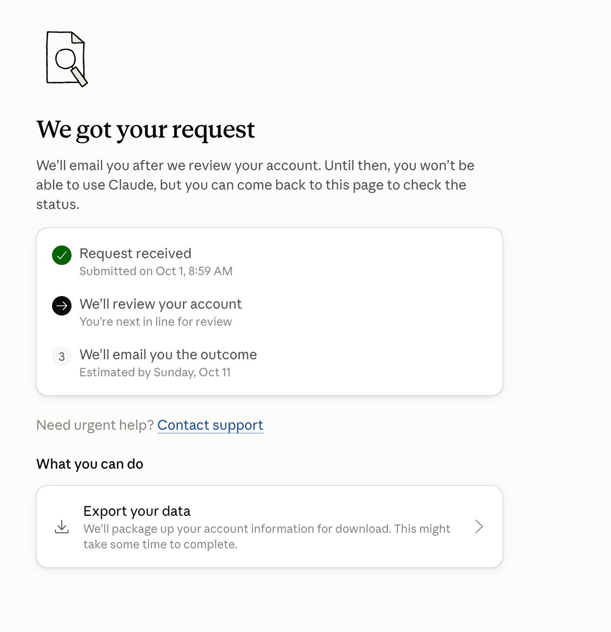 Long-stable Claude account banned overnight, user says