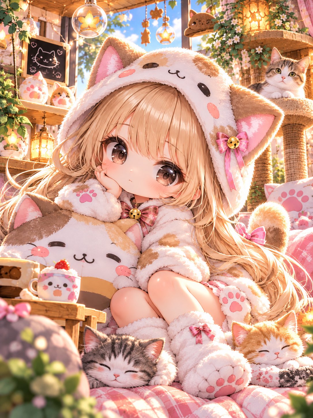 ChatGPT Images 2.5 生成可爱角色插画