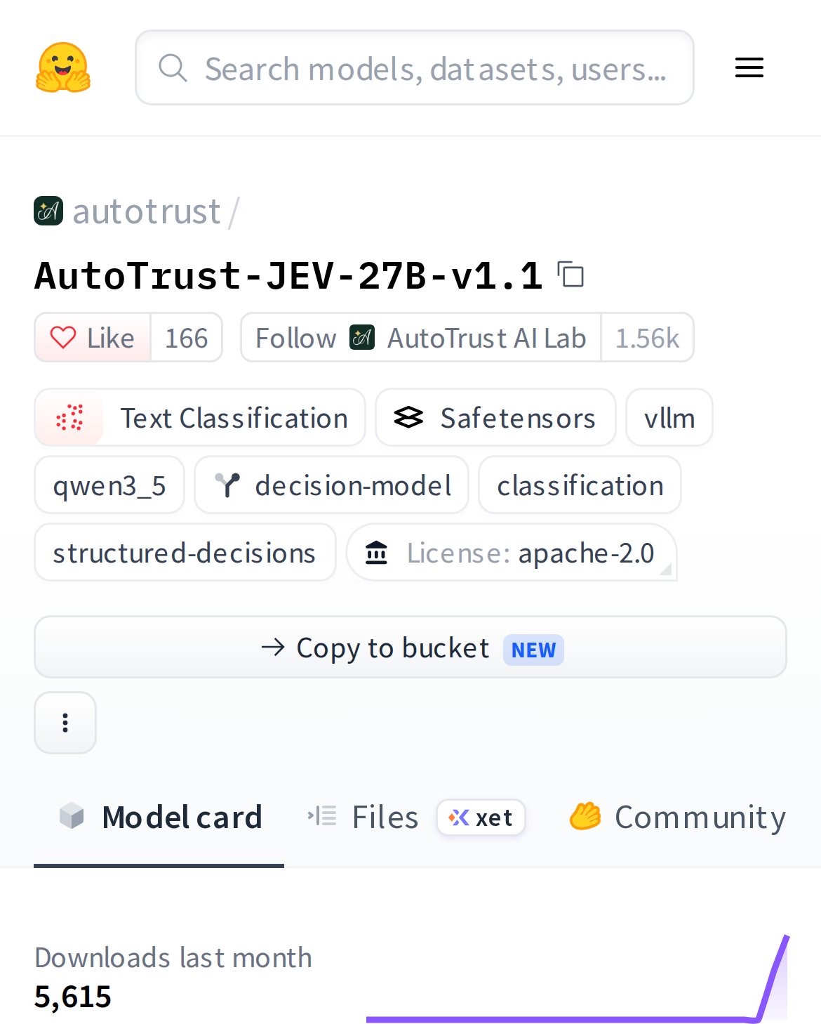 AutoTrust-JEV-27B-v1.1:面向结构化决策的 27B 分类模型