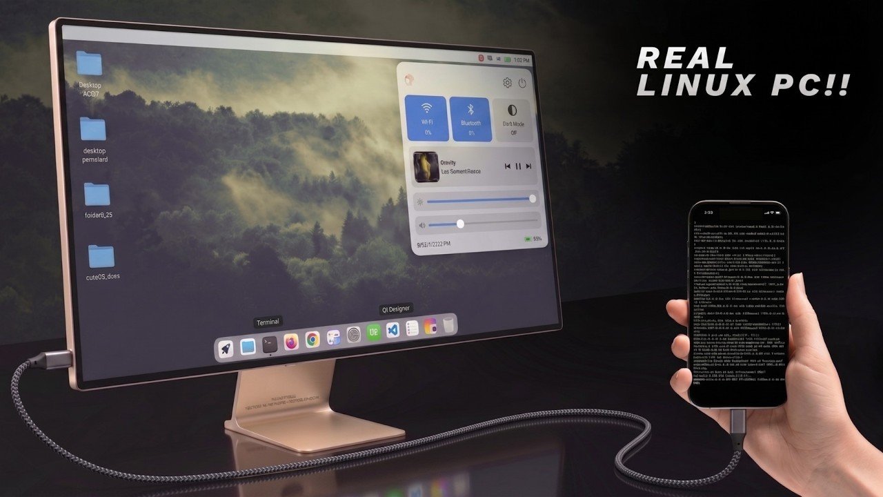 DroidDesk：手机原生跑 Linux 桌面