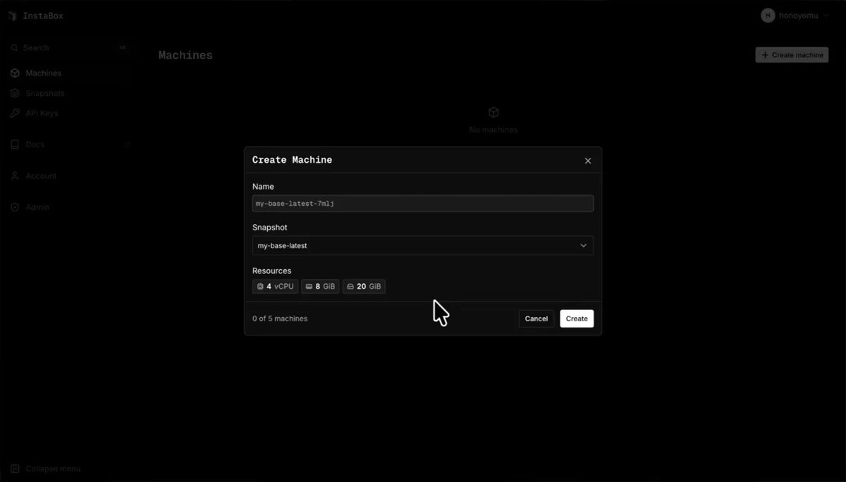 Instabox 上线面向 Agent 的一次性云环境