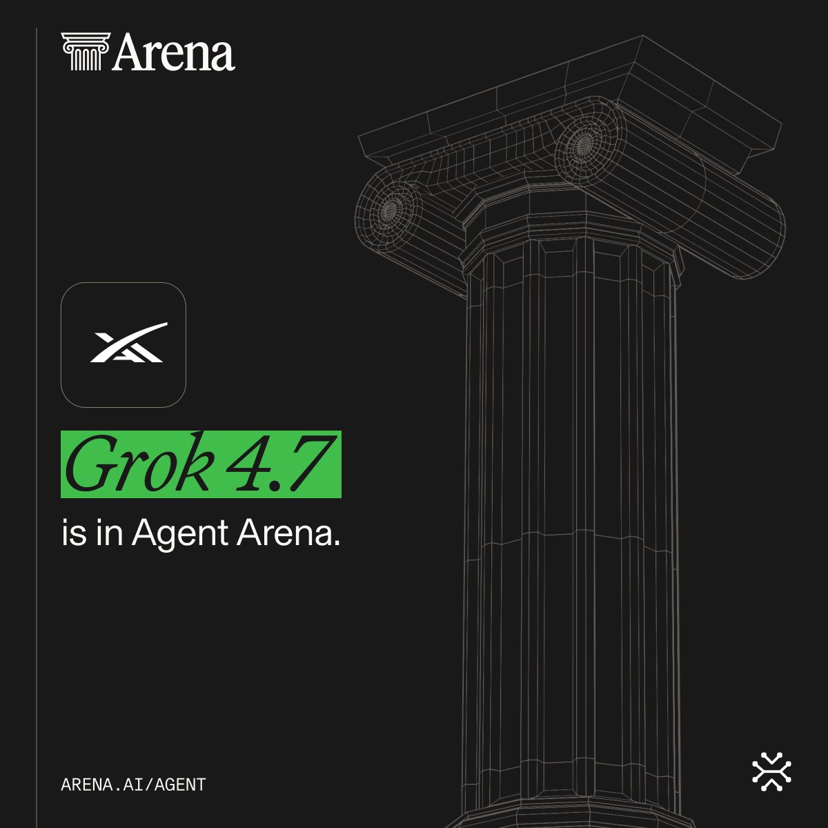 Grok 4.7 joins the Arena Agent Arena