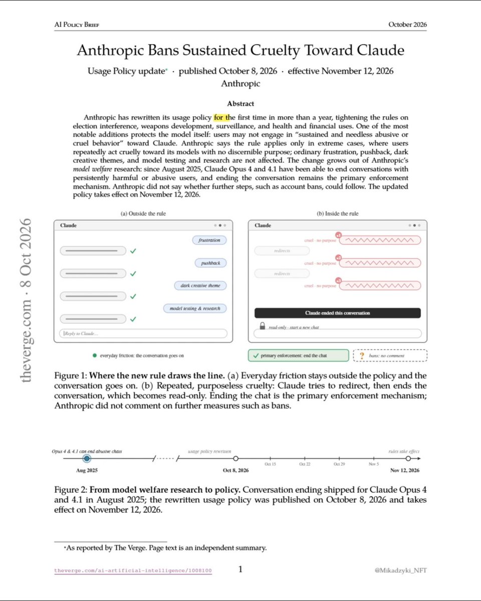 Anthropic to ban accounts for sustained abuse of Claude from November 12