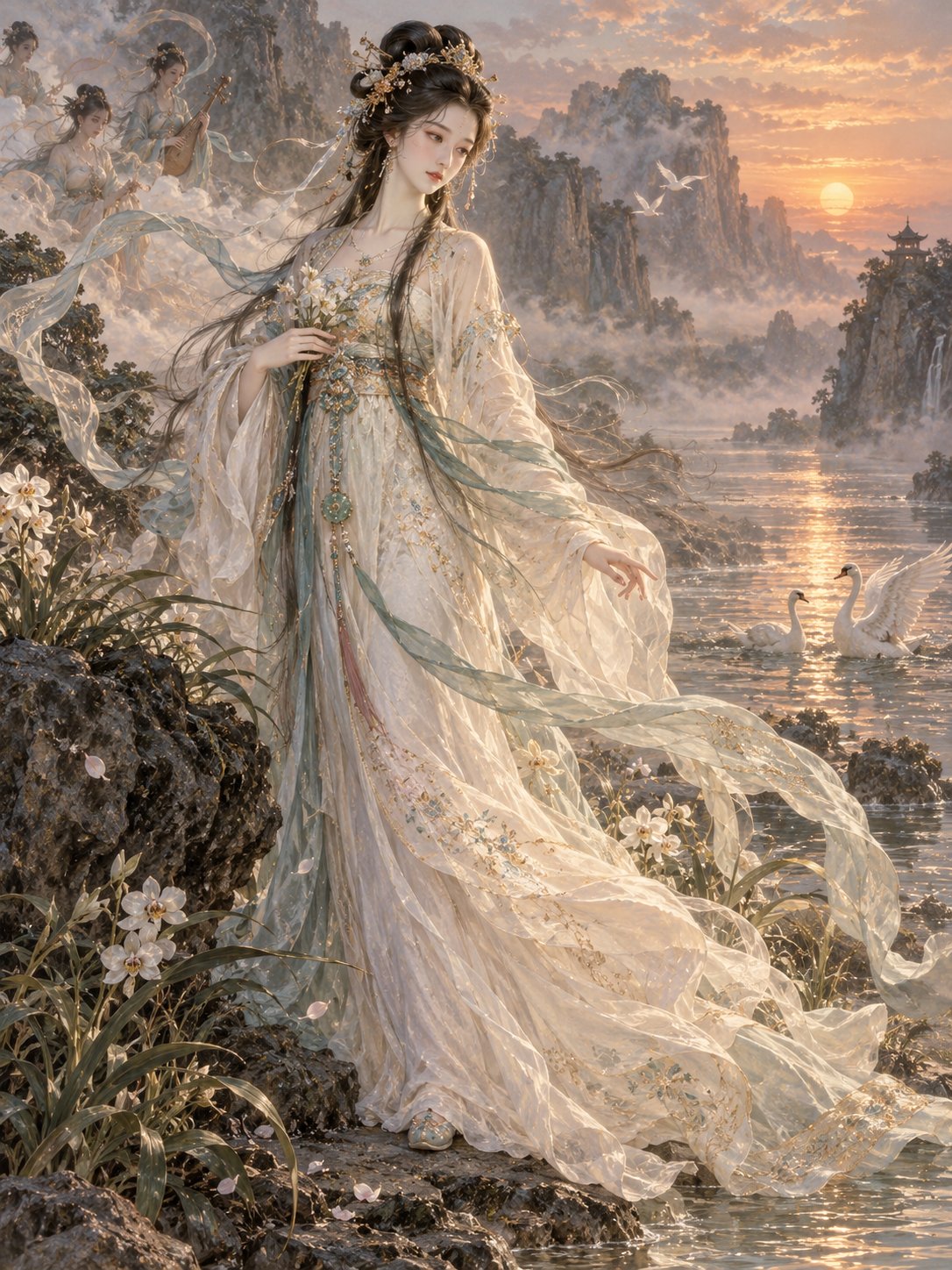 Feeding the full text of "Ode to the Goddess of the Luo River" to GPT Image 2.5