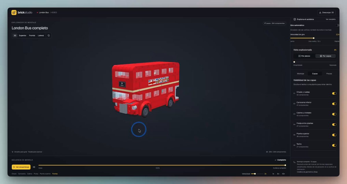 Lego instructions fed to Astra produce an interactive assembly UI