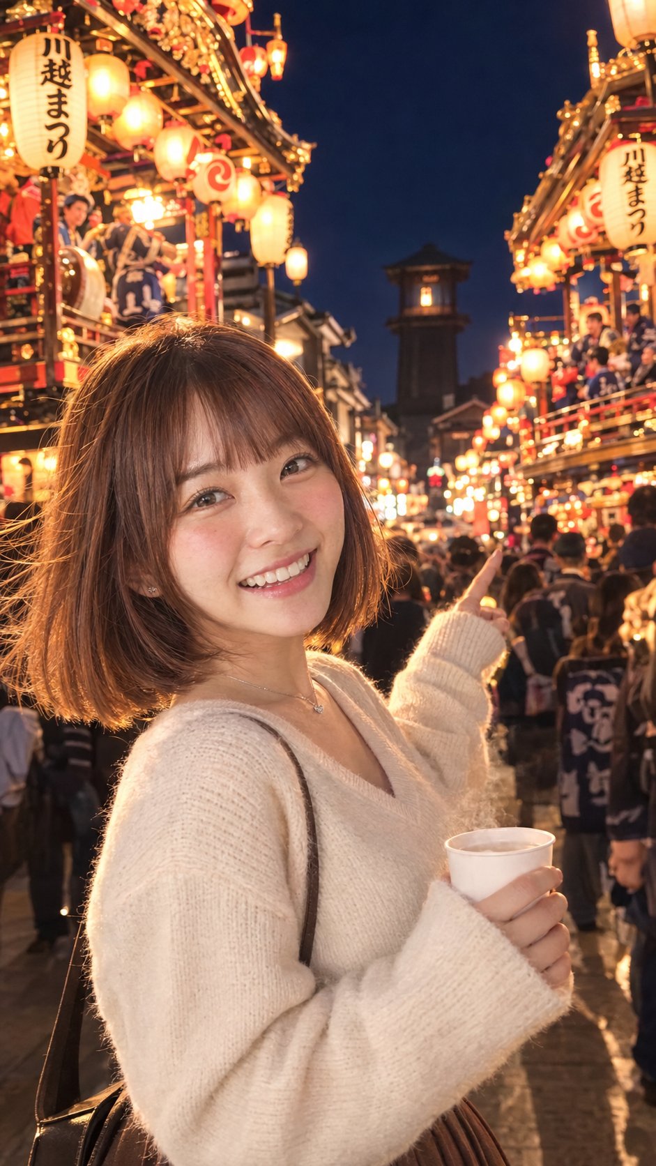 川越祭人像四模型对比与提示词
