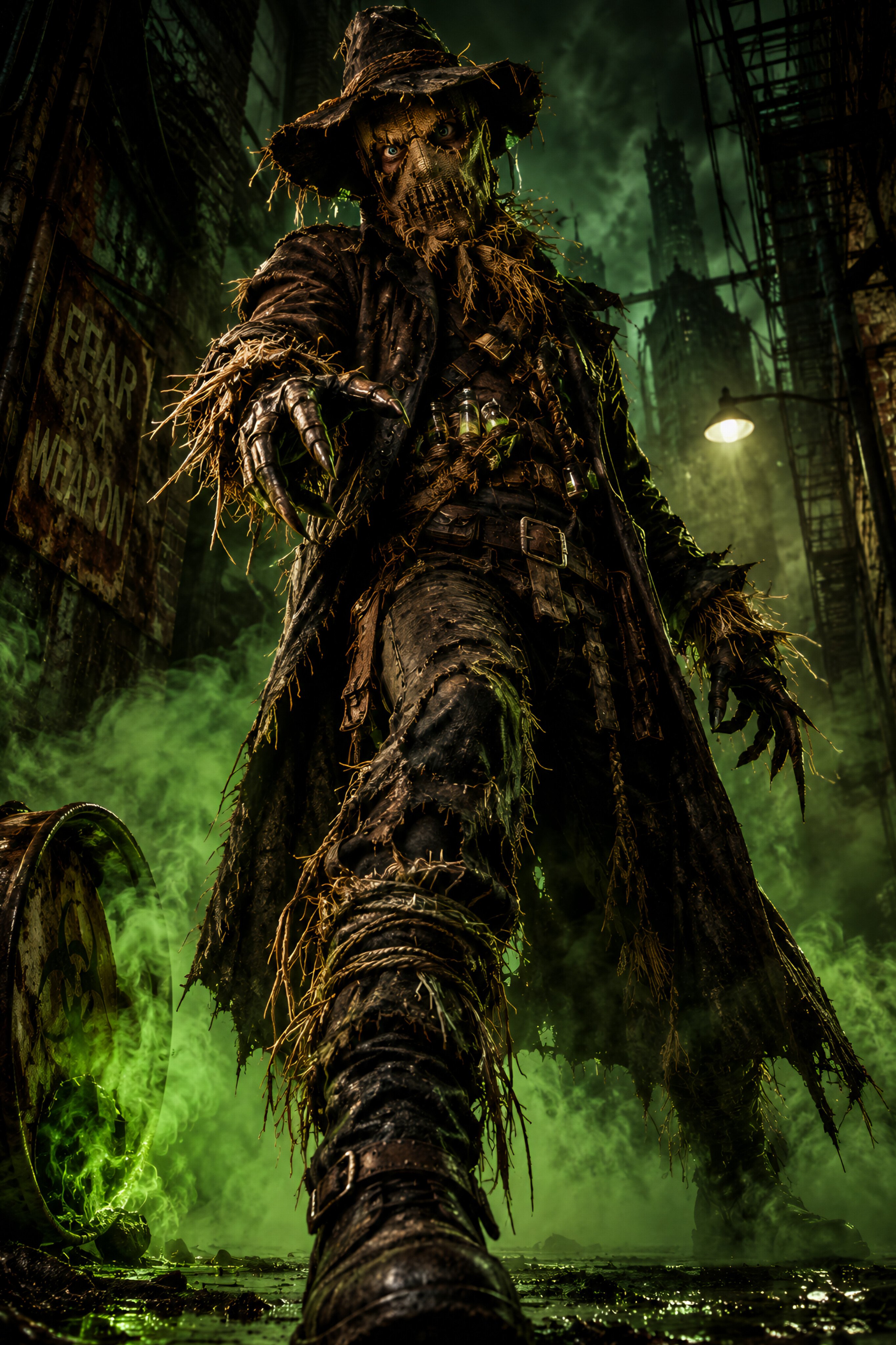 GPT Image 2.5 prompt turns a selfie into a DC Scarecrow character