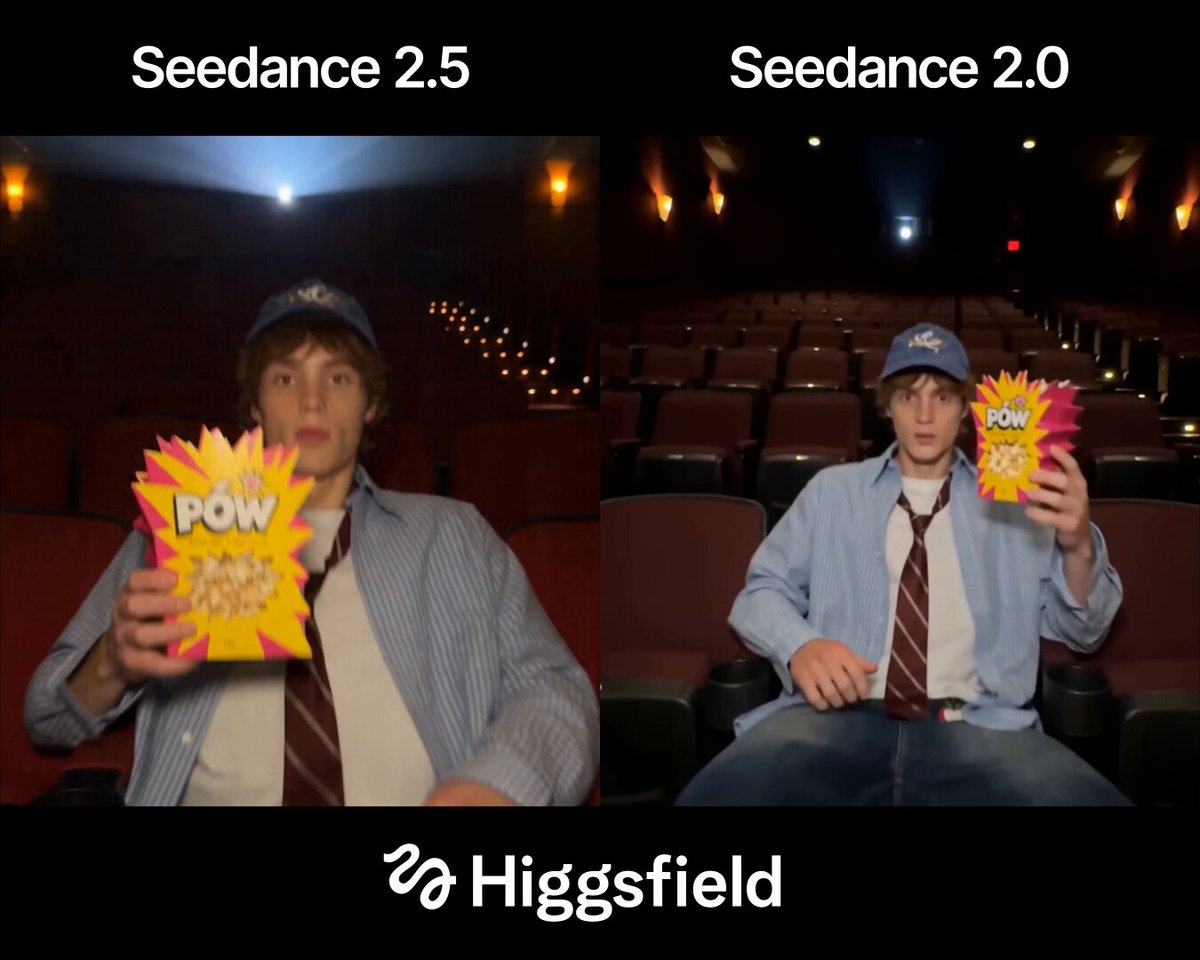 Higgsfield 发布 Seedance 2.5 UGC 效果对比