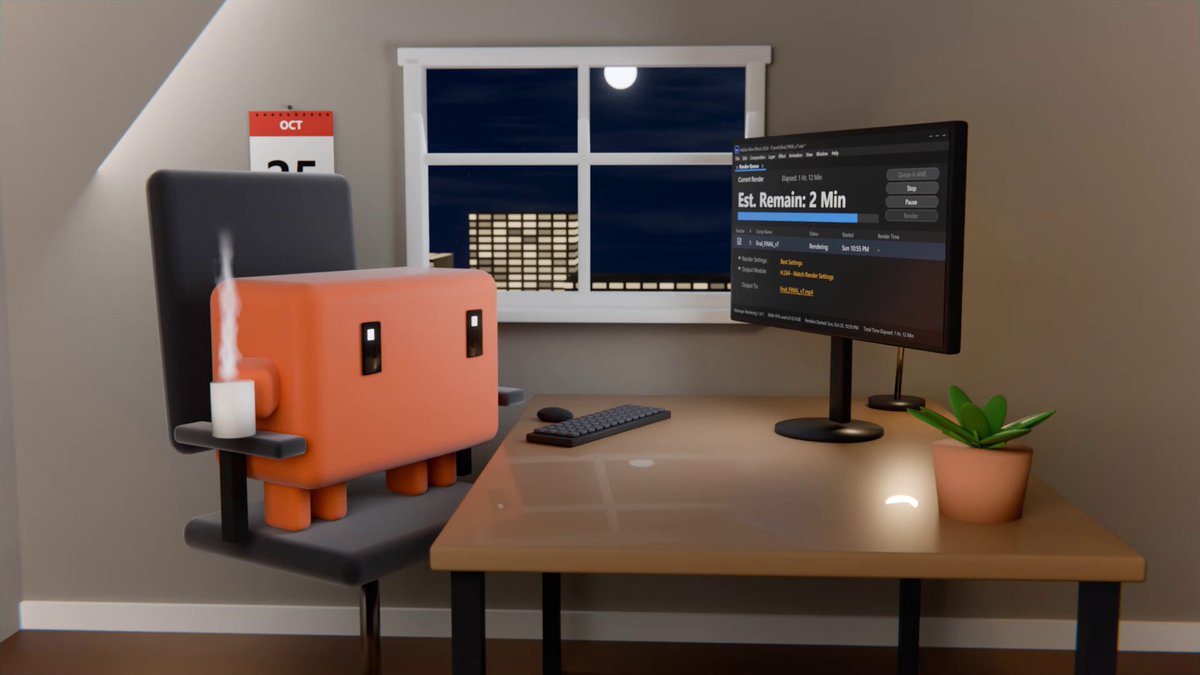 Opus 5.5 用 30 秒完成 After Effects 六小时渲染
