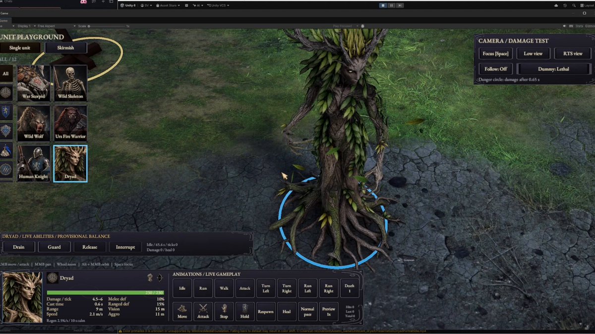 Developer builds Dryad game character and VFX in a day and a half with Opus 5.5