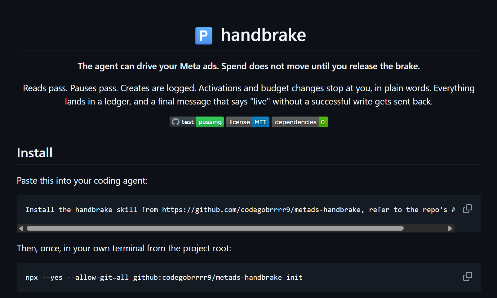 Handbrake:用 Stop hook 核对 agent 是否真的投放成功