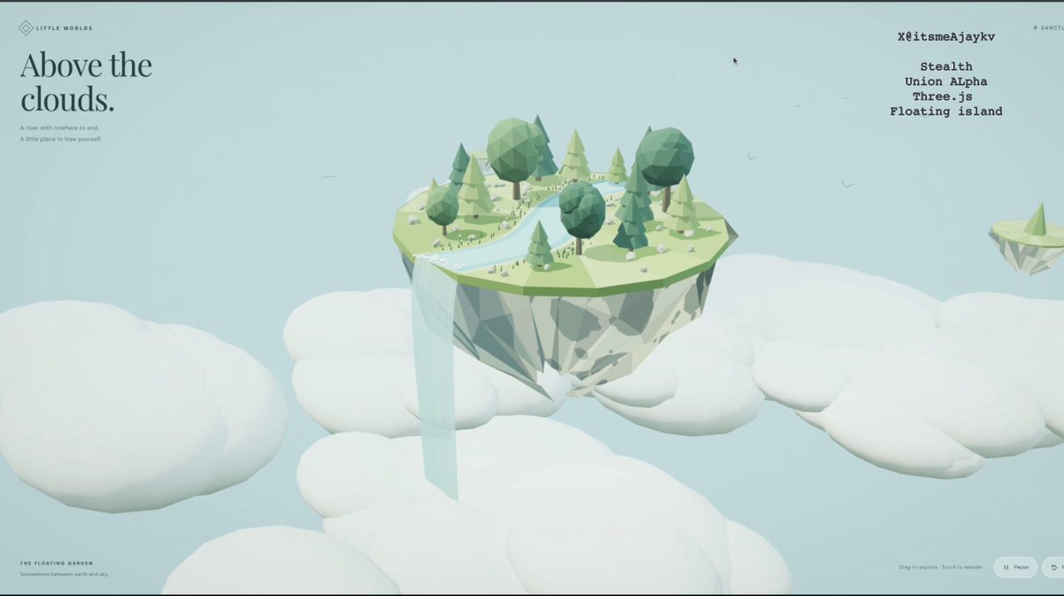 Union Alpha 与 DeepSeek V4.1 Flash 单文件 Three.js 浮岛对比