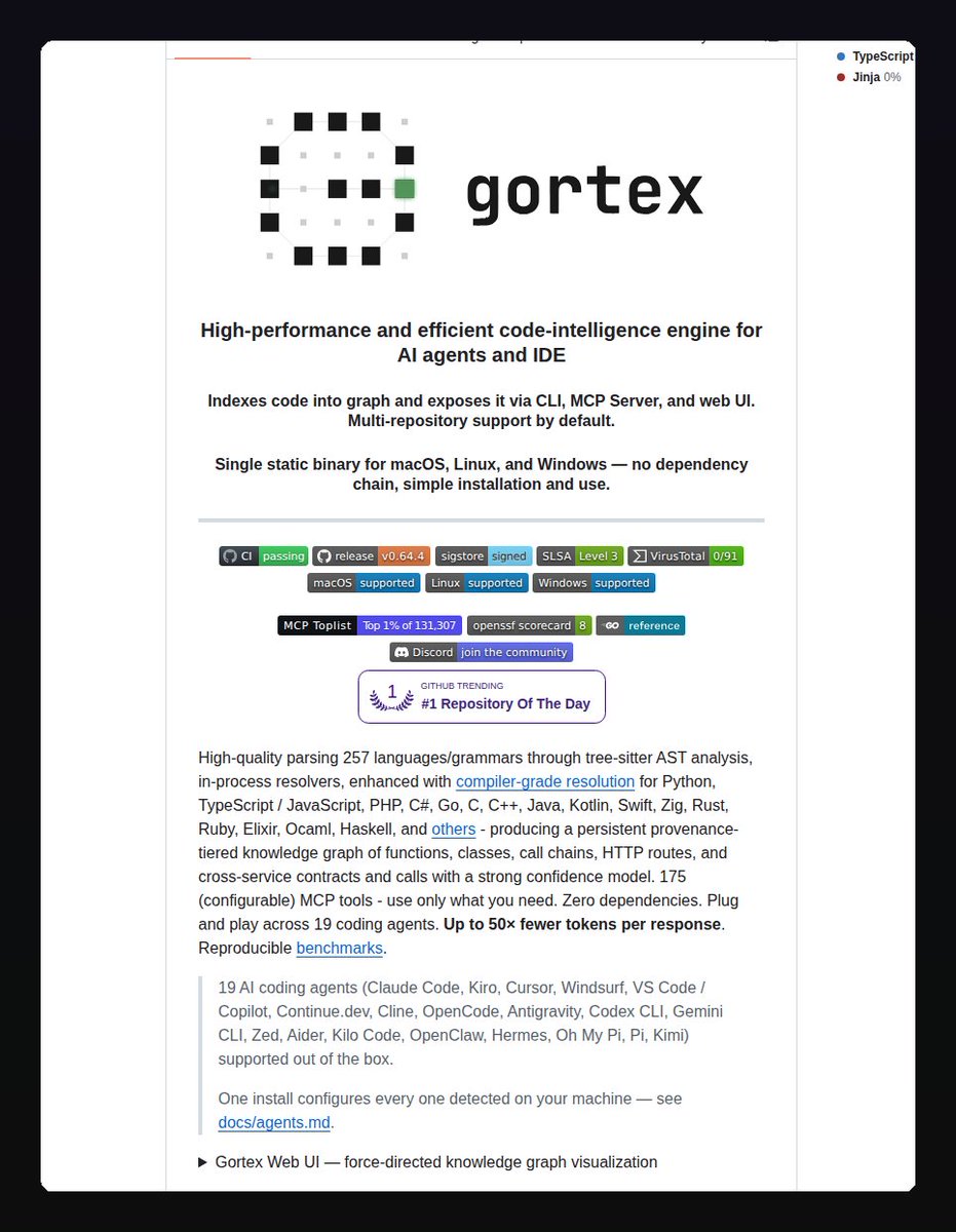 Tool indexes code repositories into a knowledge graph of functions and call chains
