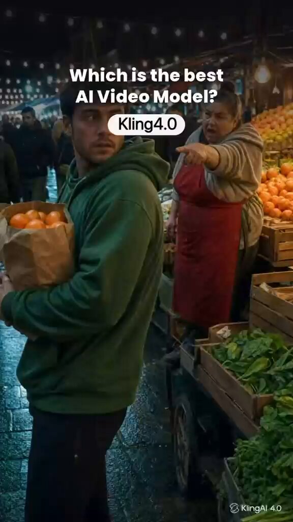 Kling 4.0 对比 Seedance 2.0/2.5：混乱市集场景实测