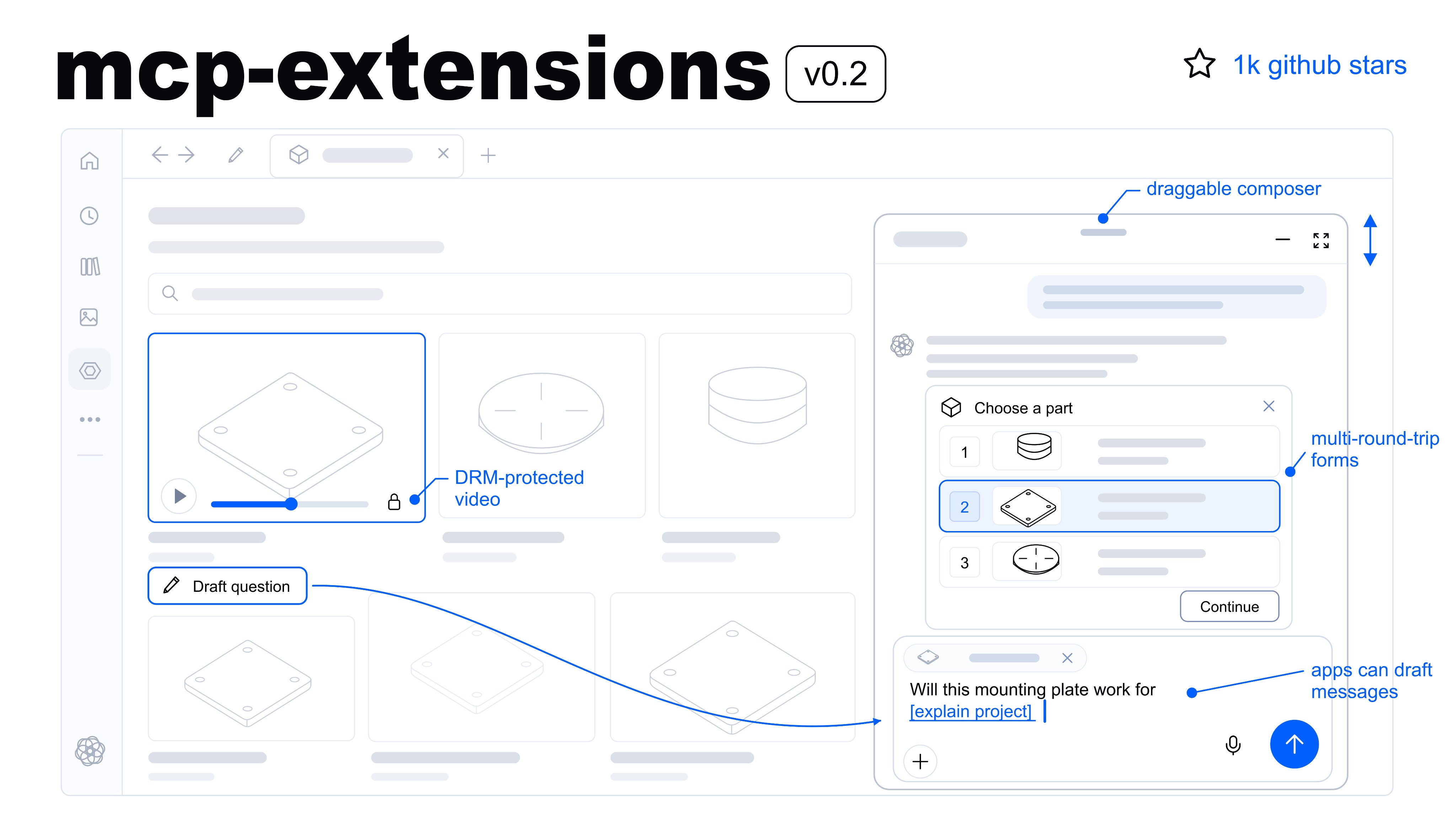 openai/mcp-extensions 发布 v0.2，破千星