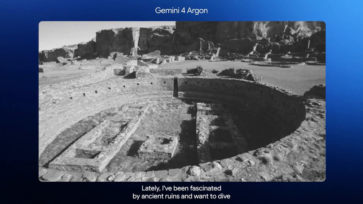 Gemini 4 Argon turns ancient ruins into explorable 3D worlds