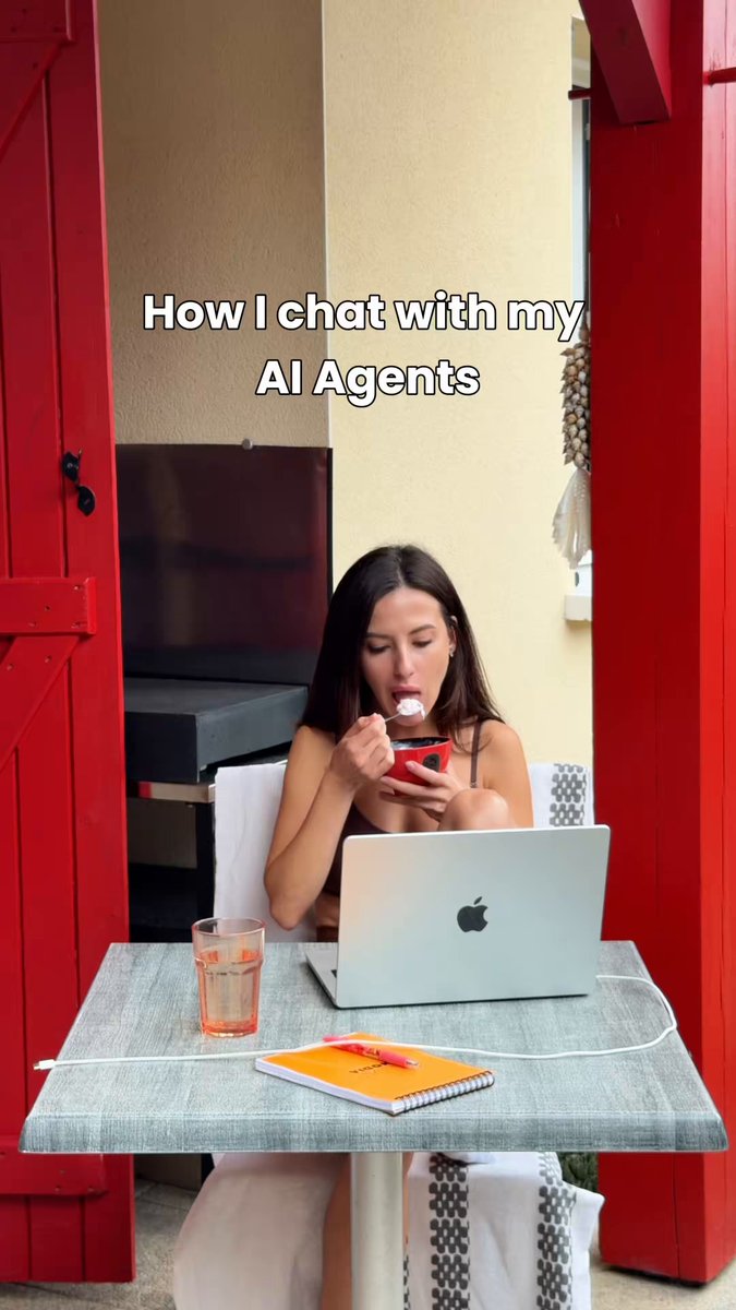 Video compares how the author talks to AI agents vs humans