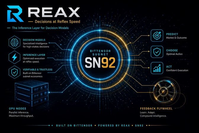 REAX SN92：在 Bittensor 上托管 Jev 式决策模型的开放网络