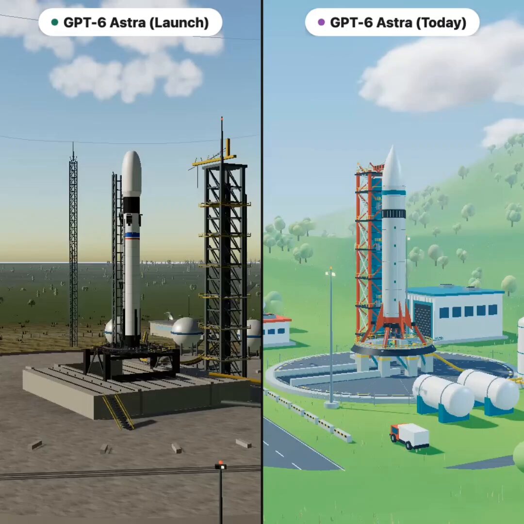 Same prompt, launch day vs. today: Astra output quality drops, video claims