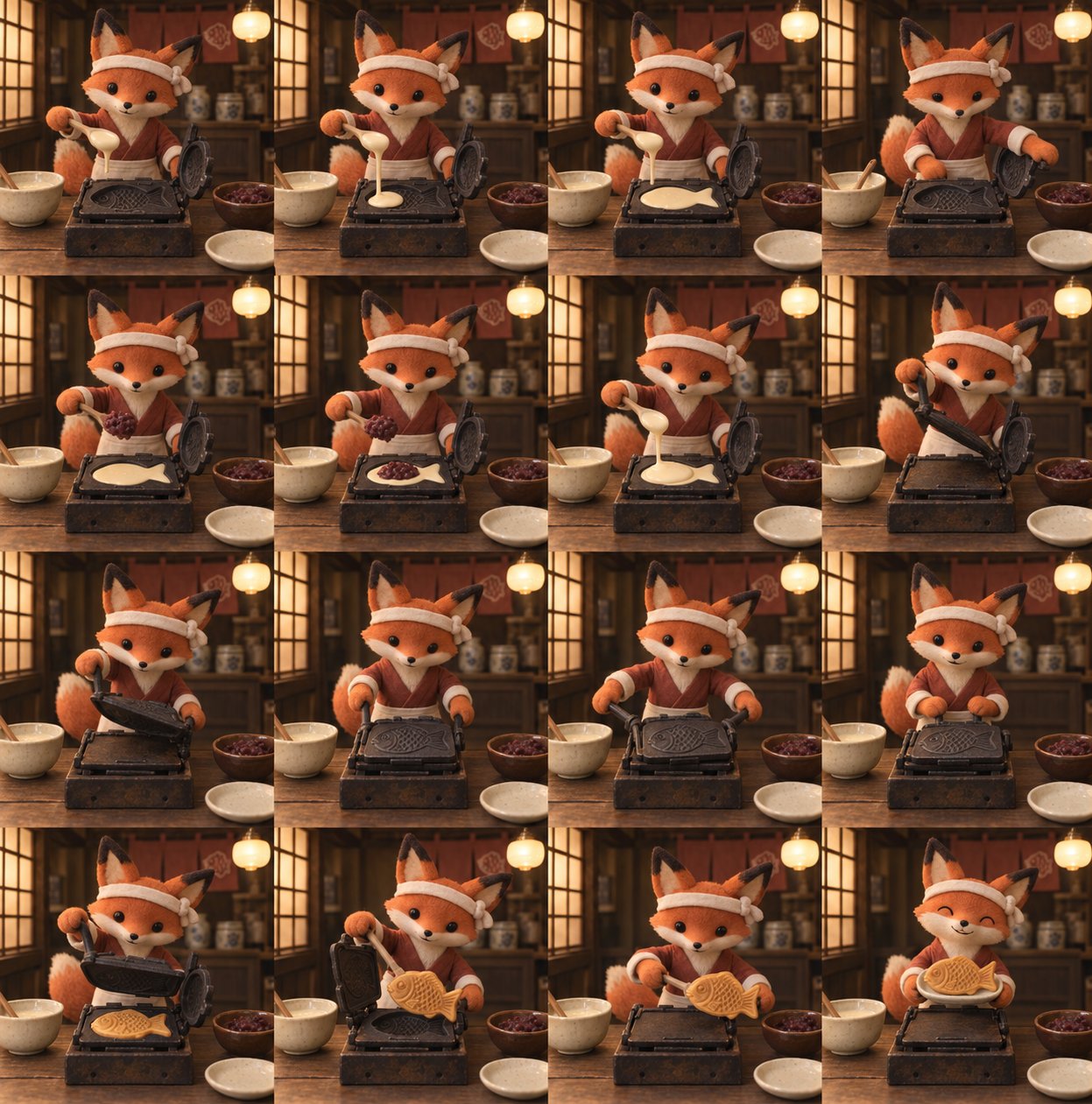 GPT Image 2.5 turns a simple idea into a stop-motion sequence