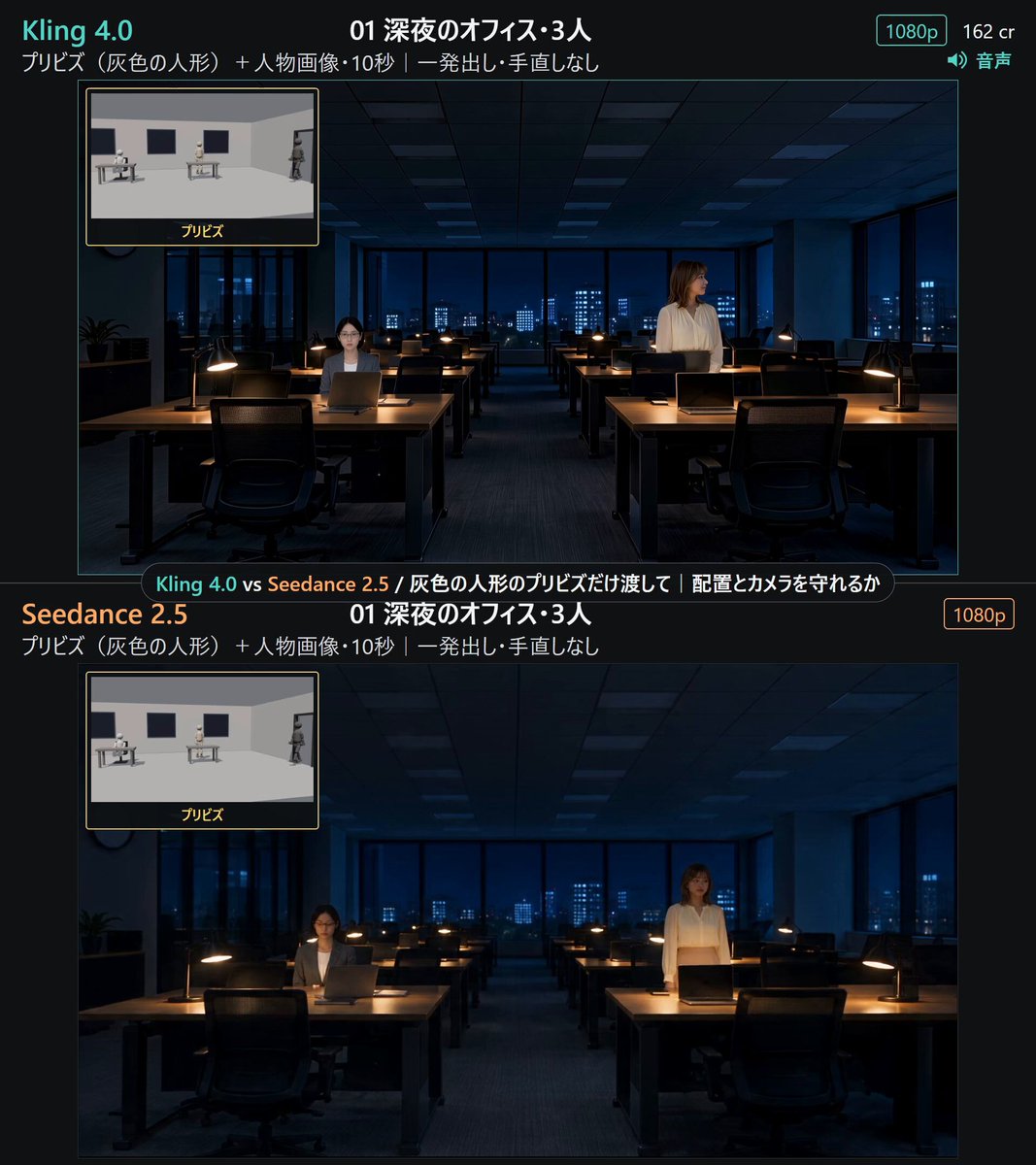 Kling 4.0 vs Seedance 2.5: four previz tests on blocking and camera