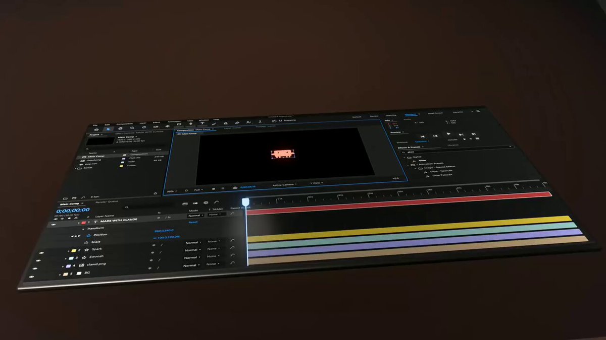Claude Code replaces After Effects with a 390-word prompt