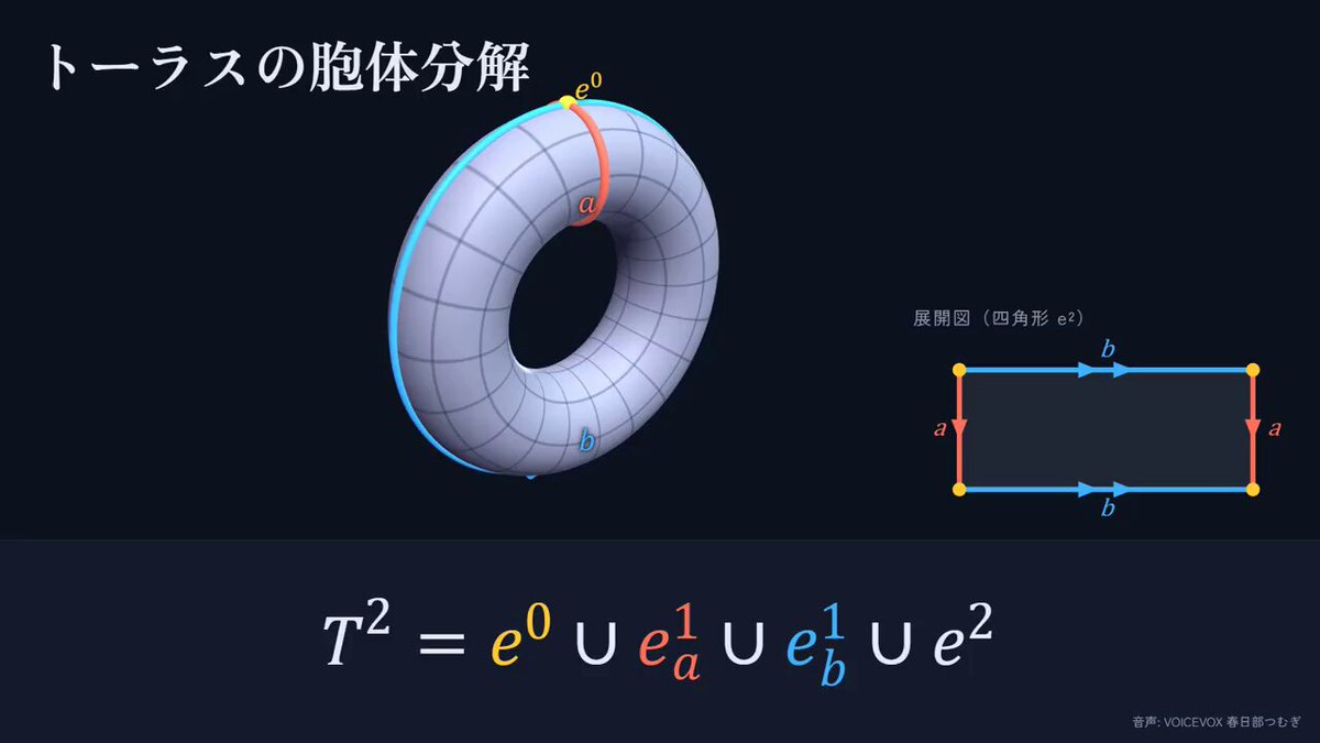Opus 5.5 generates a narrated video on torus cell decomposition