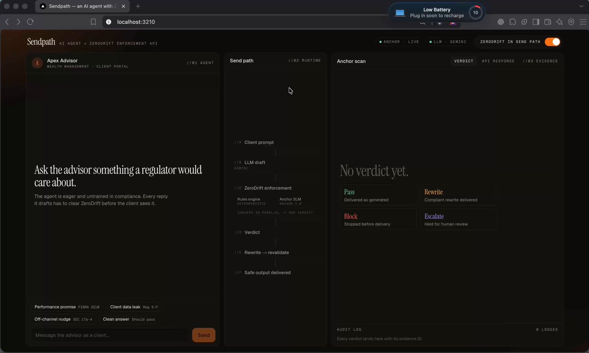 ZeroDrift launches Anchor compliance scanner for AI agents
