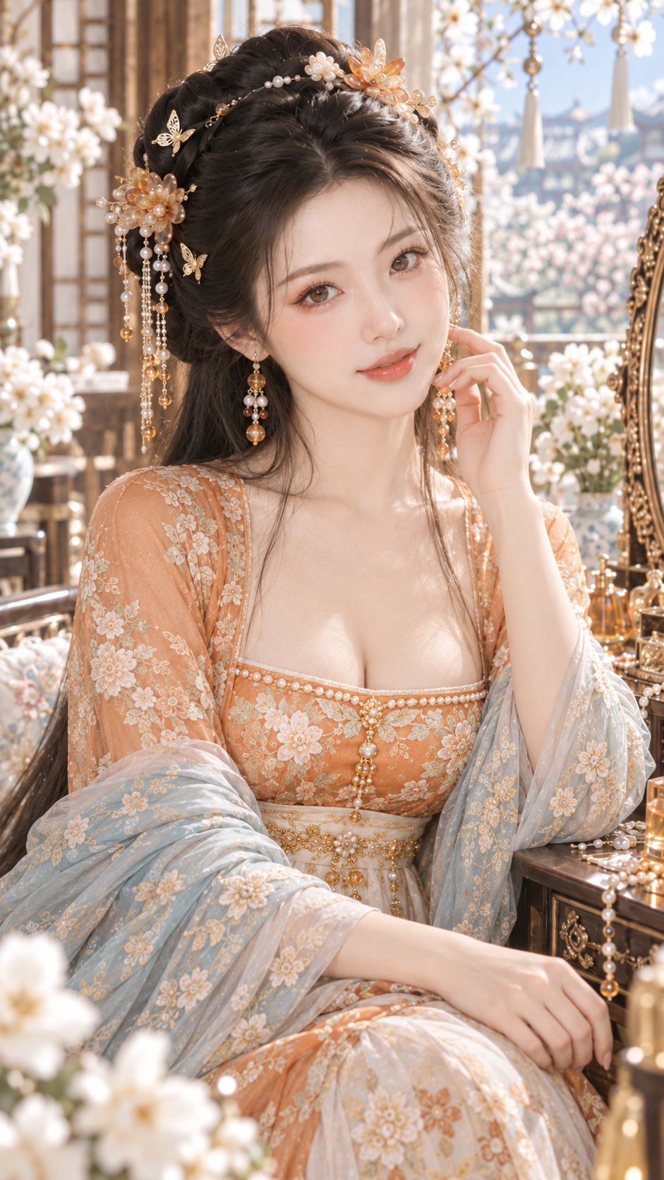 GPT Image 2.5 古风美妆人像提示词