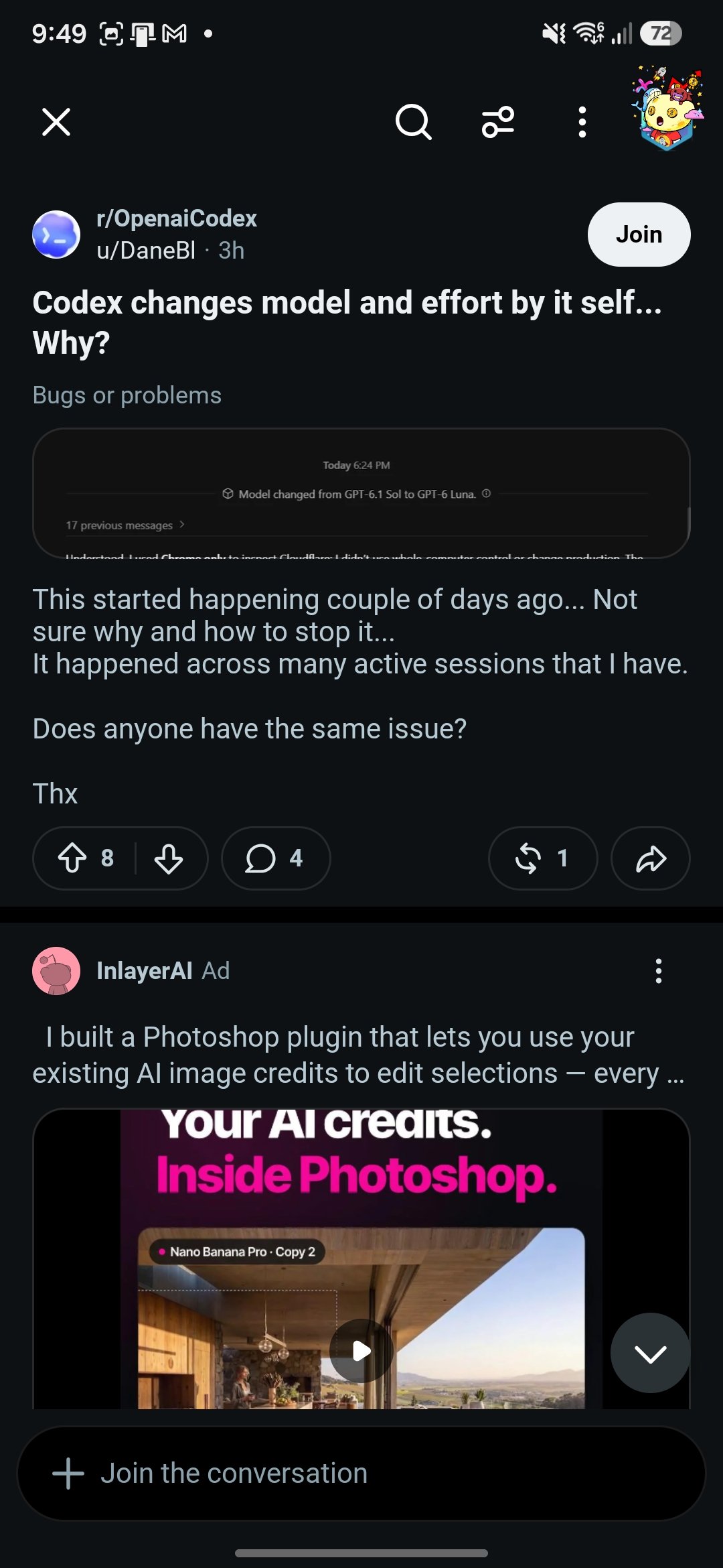 OpenAI 算力紧张：Codex 被强制路由到 Luna