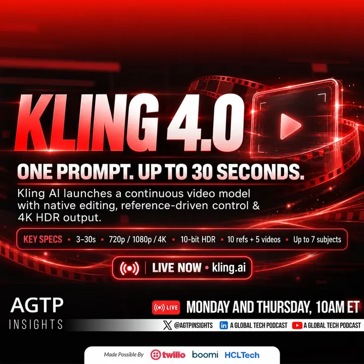 Kling 4.0 launches: 30-second single-take video and full specs