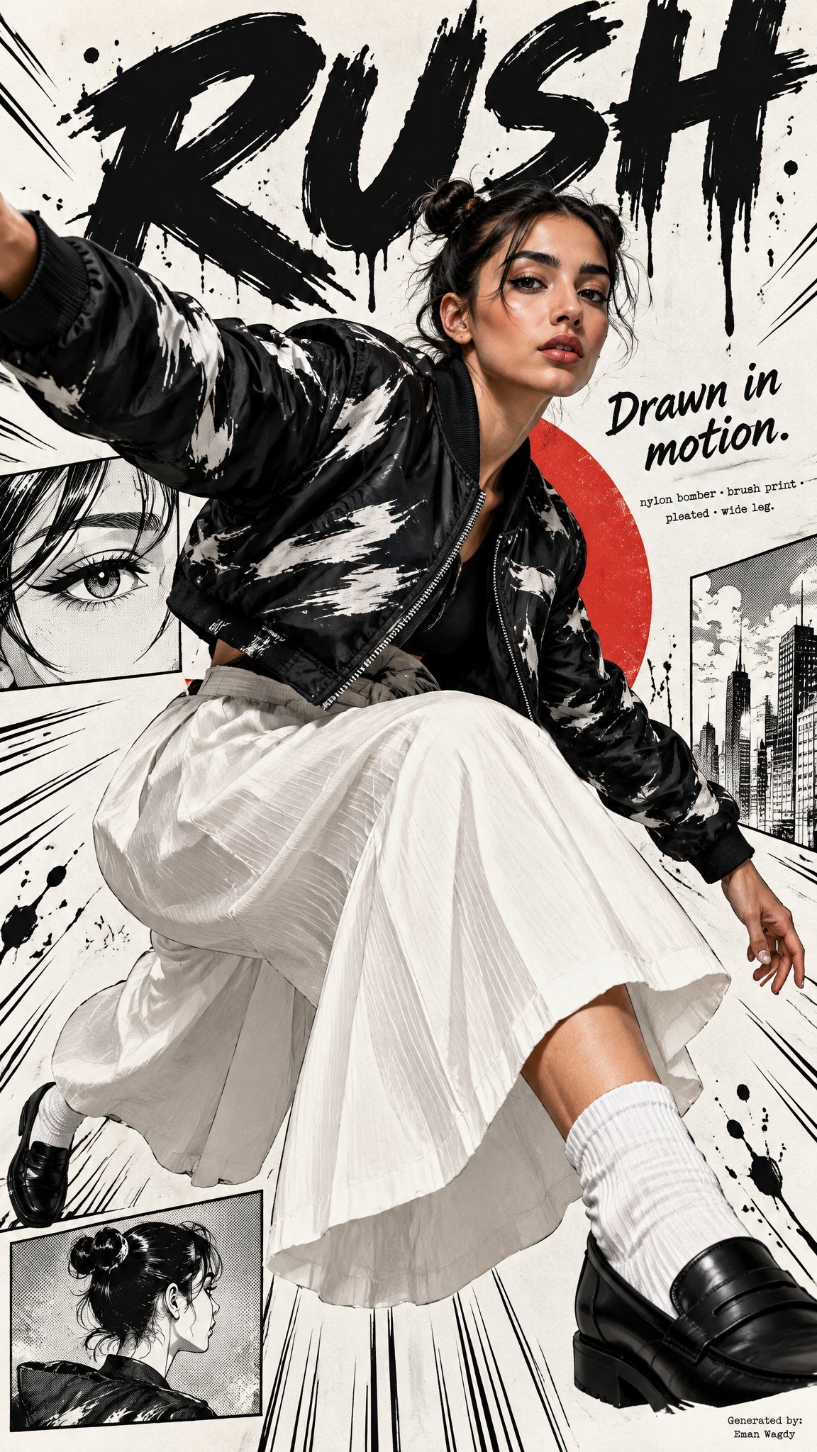 Fashion poster prompt series made with GPT Image 2.5 Flare