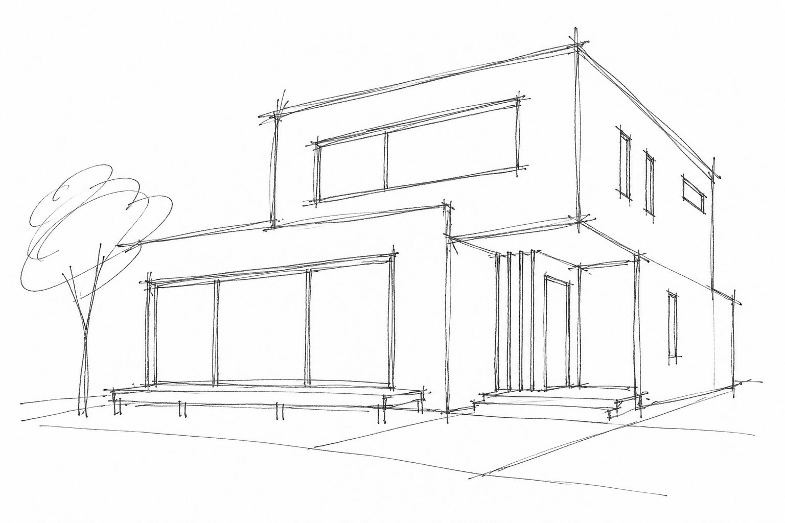 Turning rough architectural sketches into renders with Images 2.5 Sketch