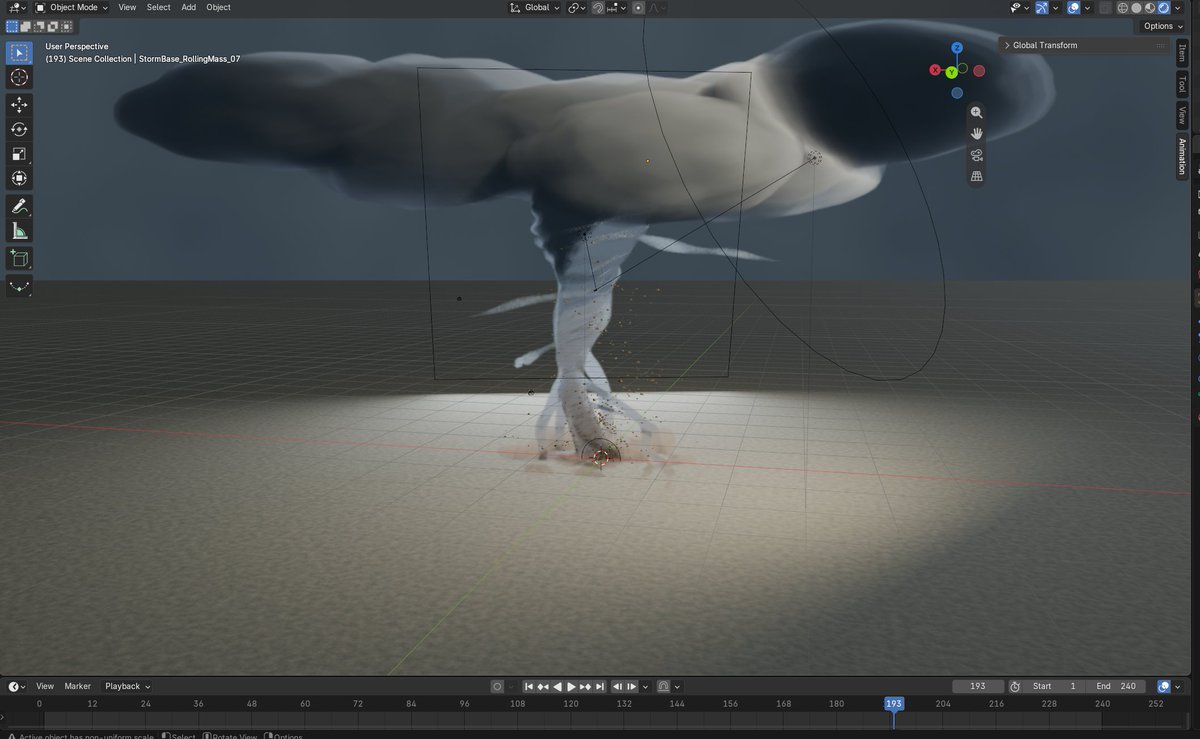 Union Alpha 经 MCP 在 Blender 从零建出龙卷风场景(第 2 张,共 2 张)