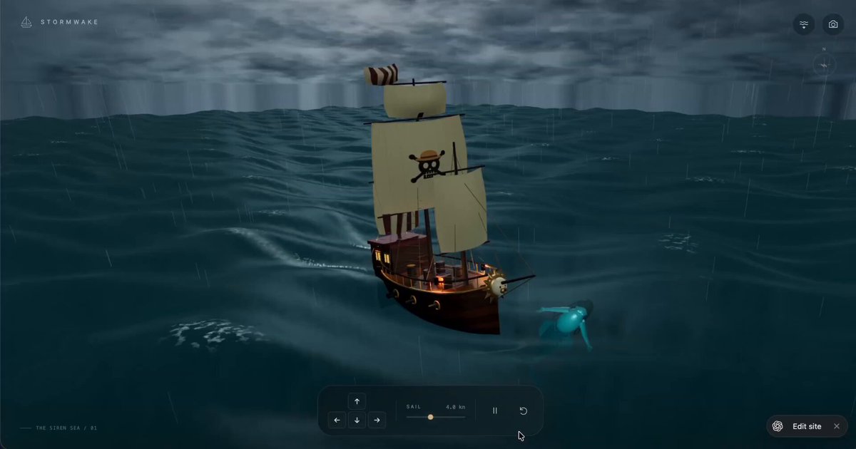 GPT-6 Astra 一句话生成 Three.js 3D 场景