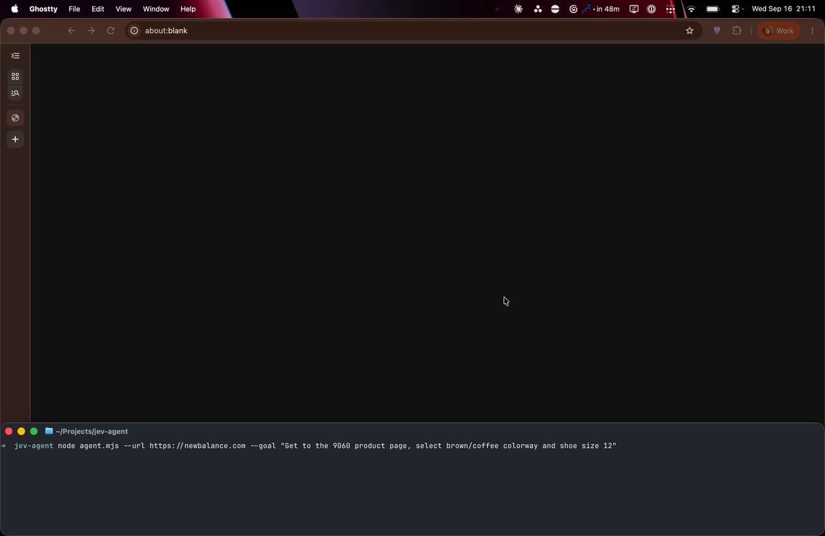 用 Jev 做浏览器操作的实际体验