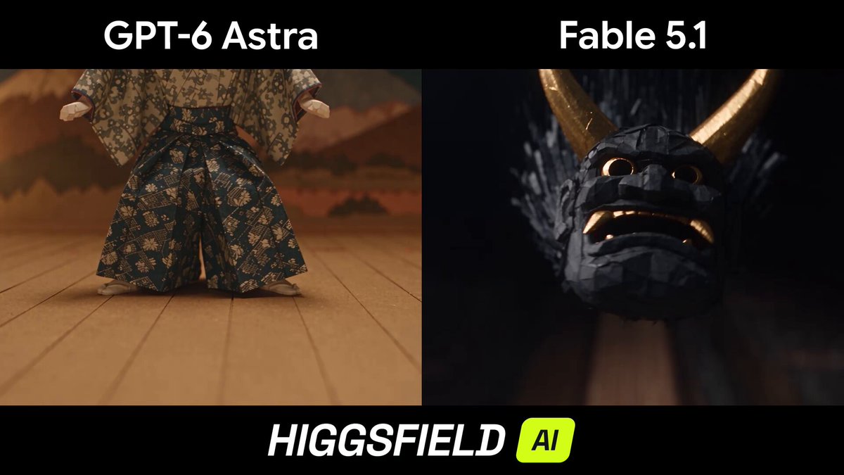 GPT-6 Astra 对 Fable 5.1 的纸艺歌舞伎对决