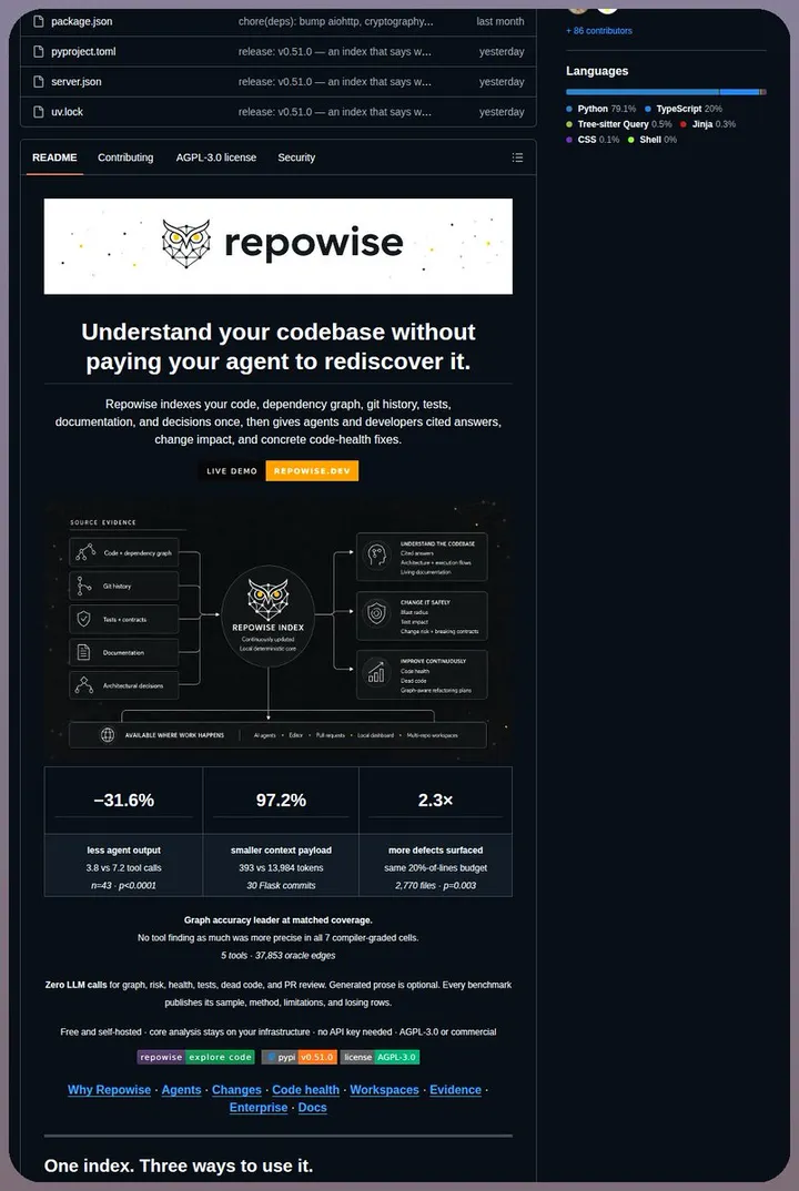 Codebase indexing tool gives AI agents cited answers