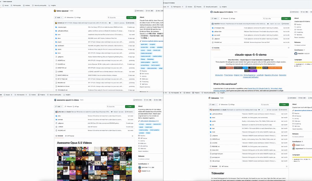 10 GitHub repos for making videos and animations with Opus 5.5