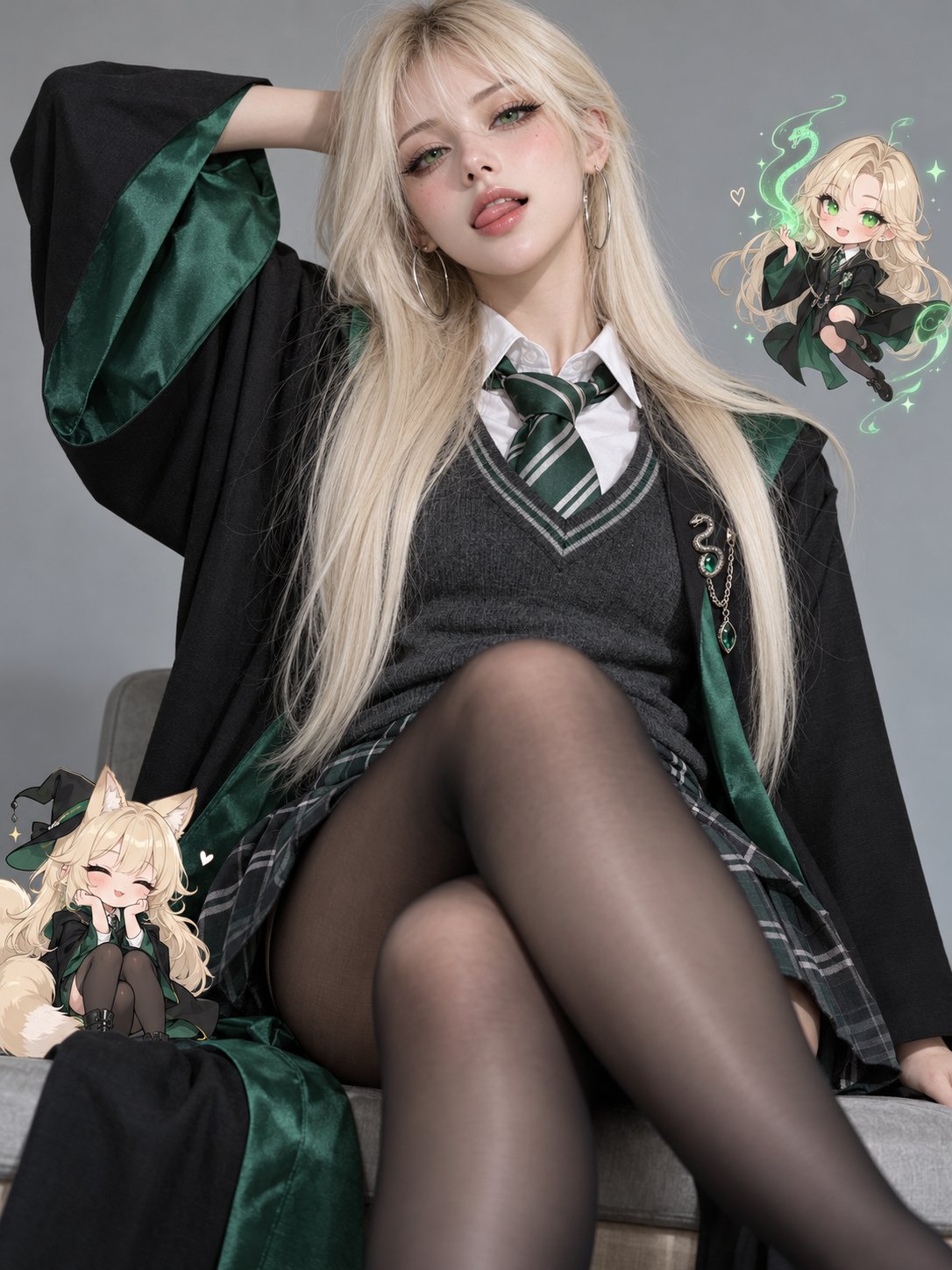 ChatGPT Images 2.5 witch portrait prompt shared