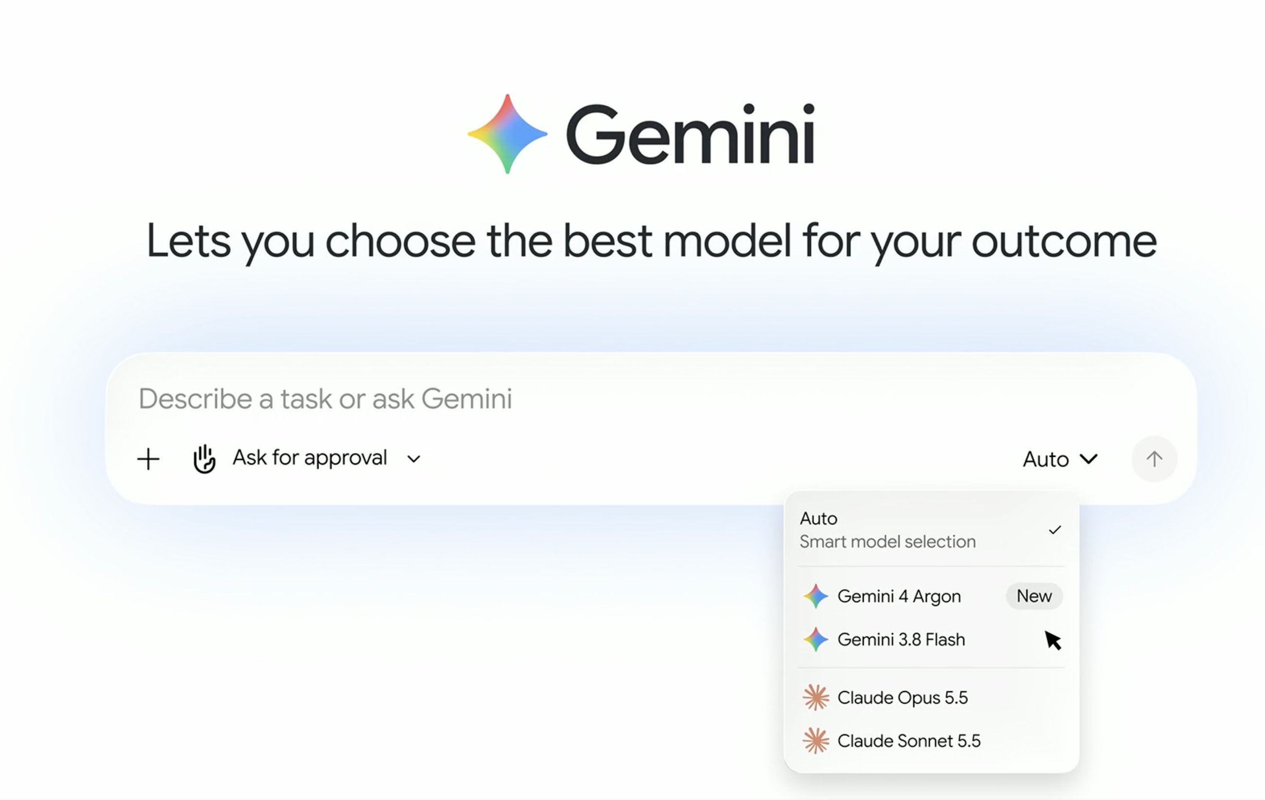 Gemini Agent 发布：每个任务独占一台电脑，可选 Gemini 4 Argon