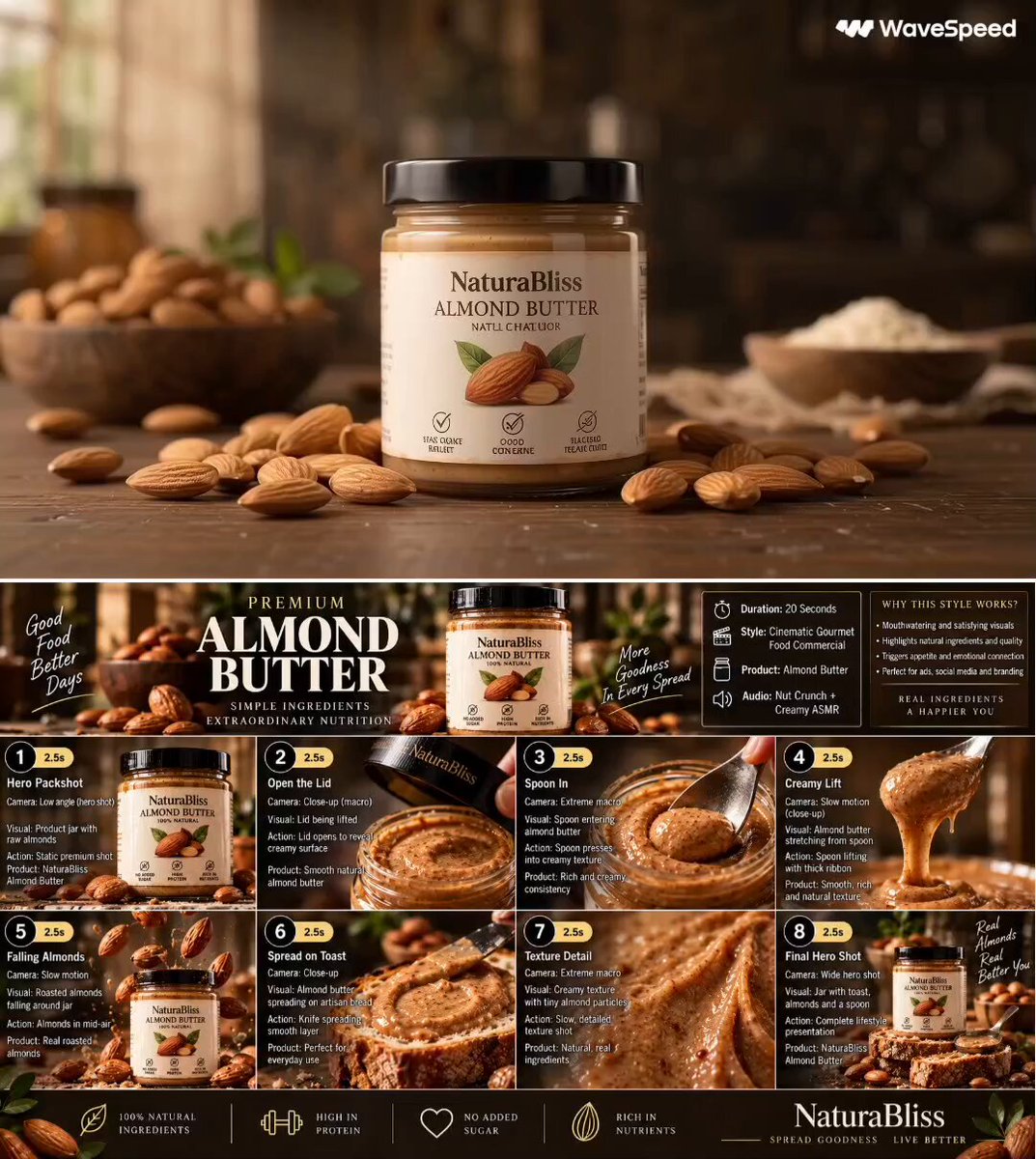 Making a premium almond butter ad with GPT Image 2.5