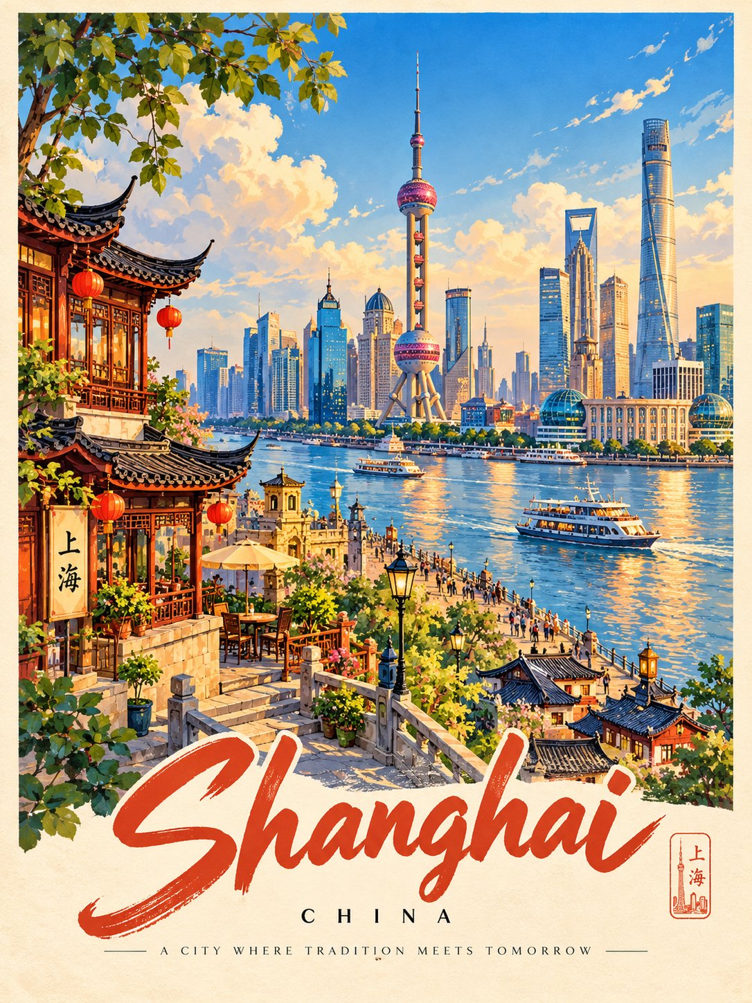 GPT Image 2.5 vintage travel poster prompt (image 1 of 2)