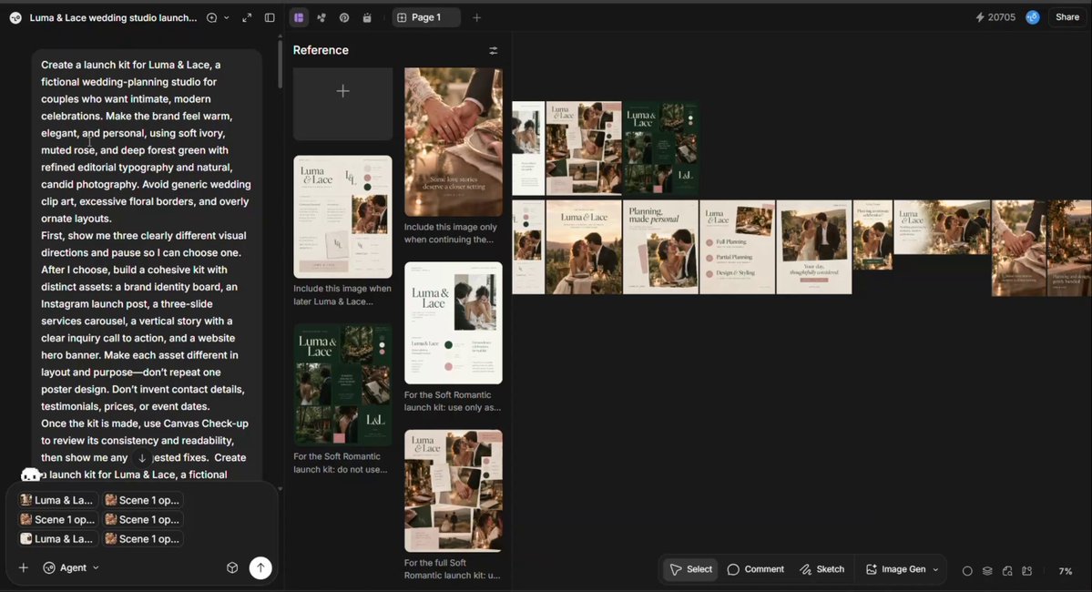 Lovart 2.0 实测：Arti 智能体做完整品牌视觉套件