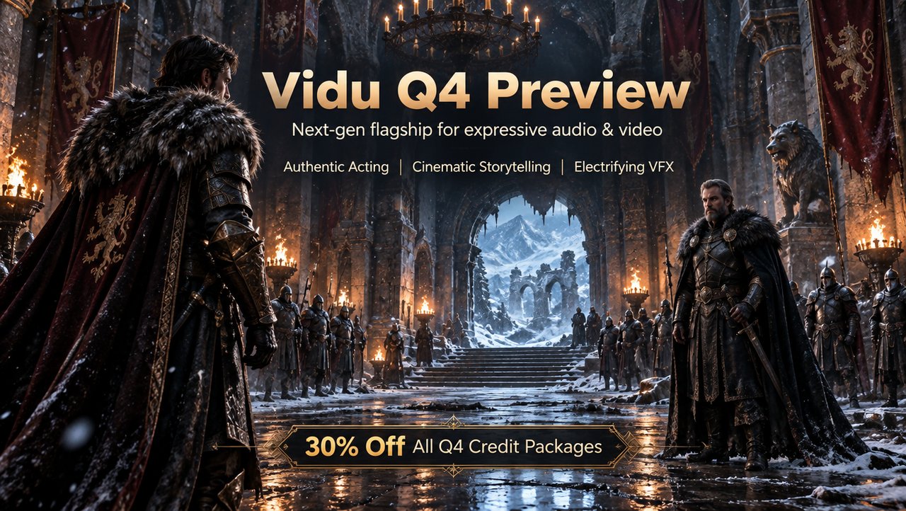Vidu 推出 Q4 Preview：强化表演、对白与口型同步