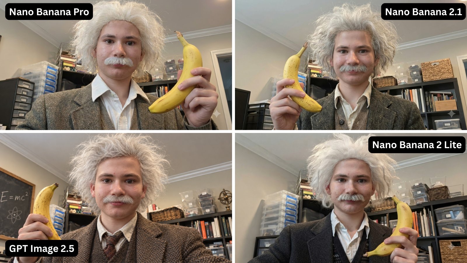 Four image models compared on portrait speed and expression