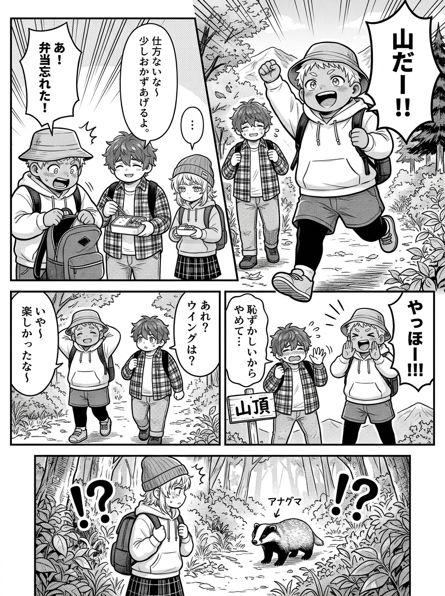 Same prompt and reference image: GPT Image 2.5 vs Nano Banana 2.1 on manga (image 1 of 2)