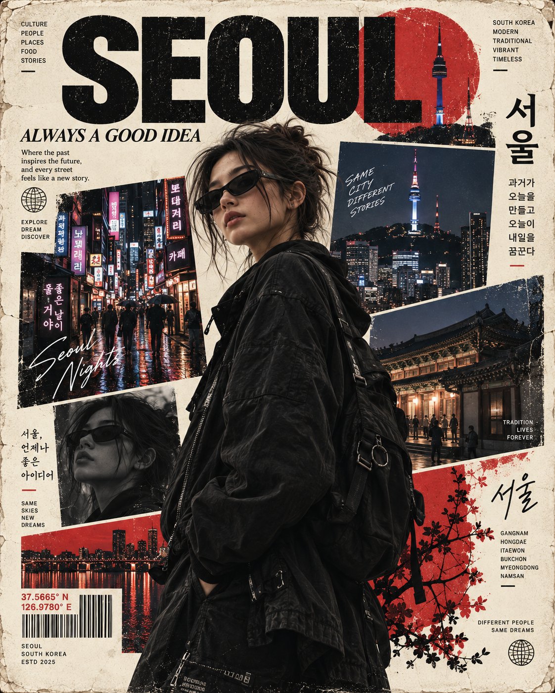 Tokyo street magazine travel poster prompt for GPT Image 2.5 (image 3 of 4)